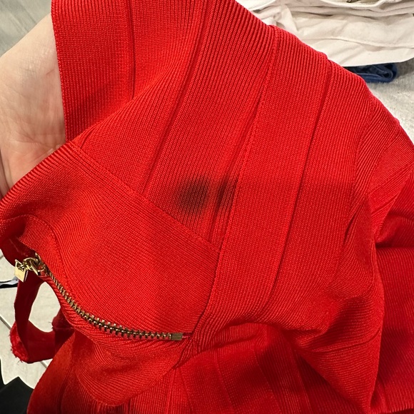 BEBE  brand dress, red color, size small - Picture 4 of 4